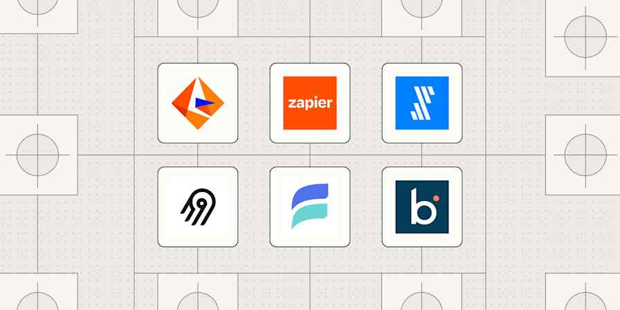 Hero image with the logos of the best data integration tools