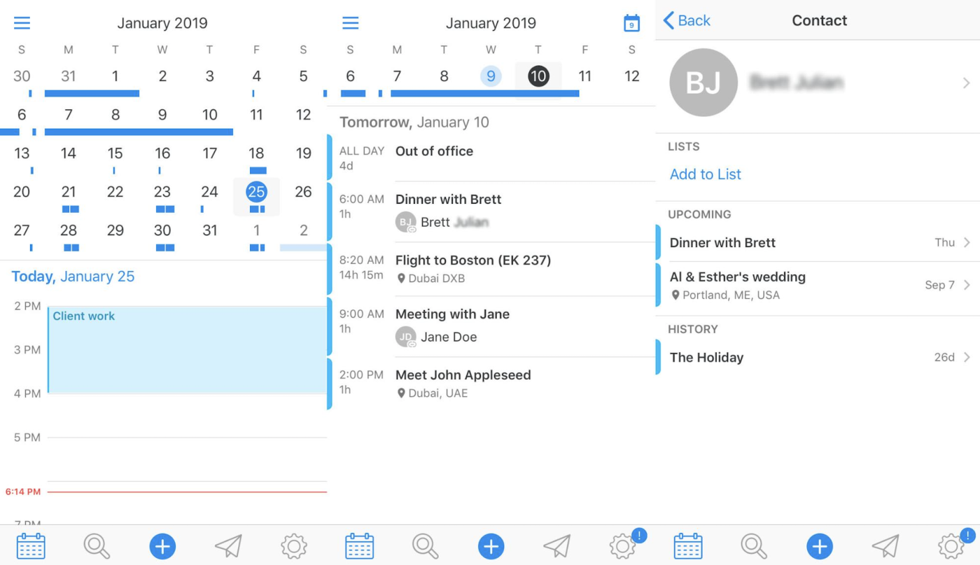 iphone calendar app
