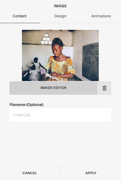 Basic image editor