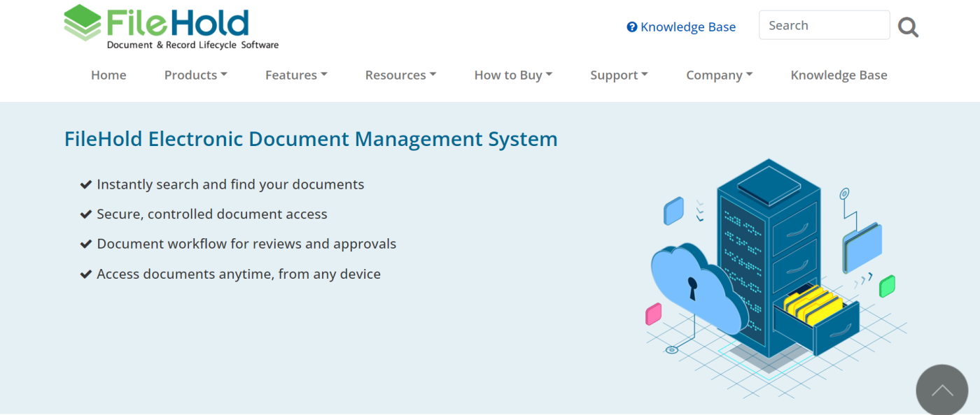 FileHold, document management software for enterprises