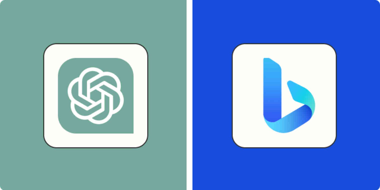 Hero image with the ChatGPT and Bing Chat logos