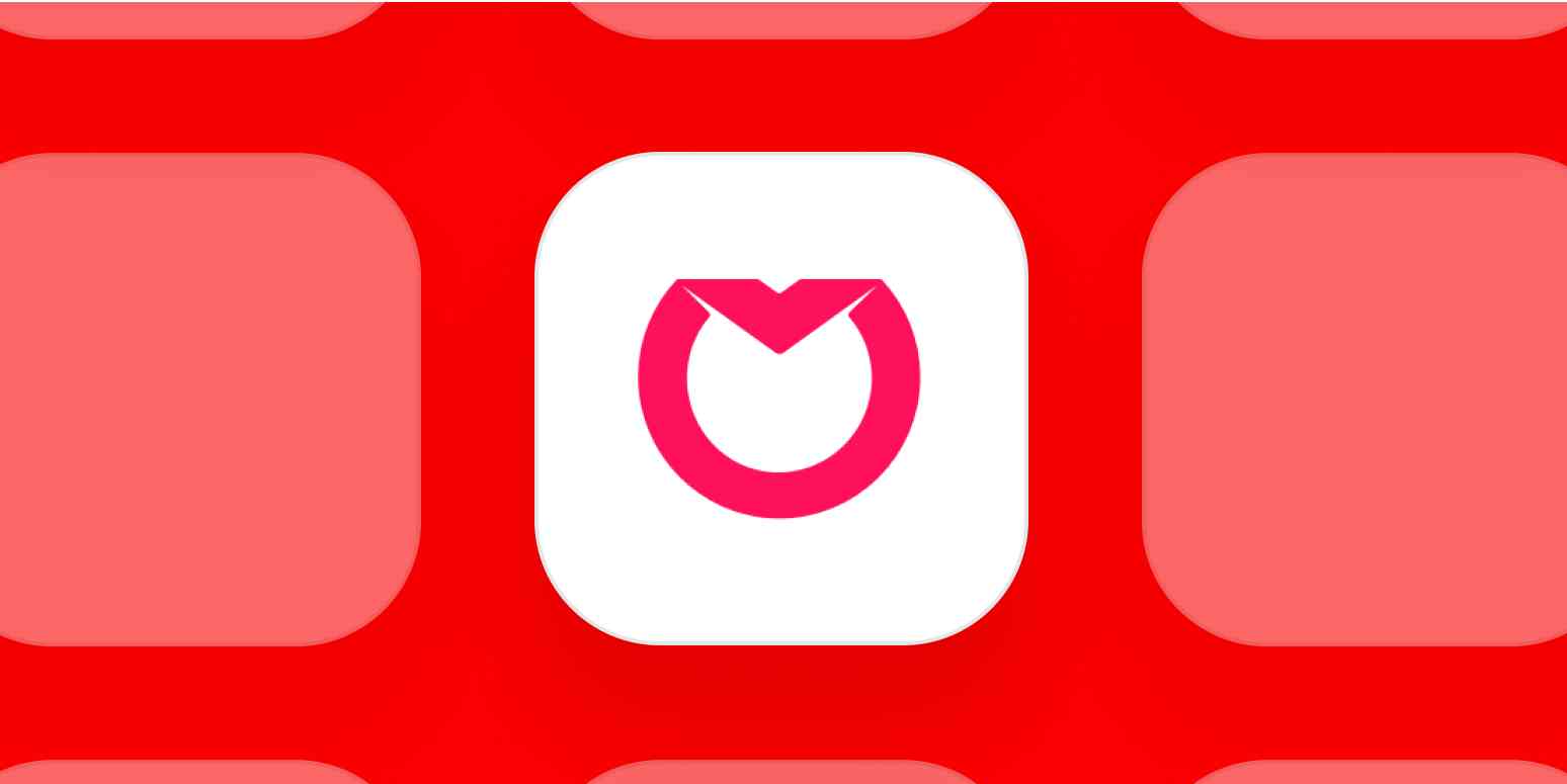 Hero image for app of the day with the Front logo on a red background