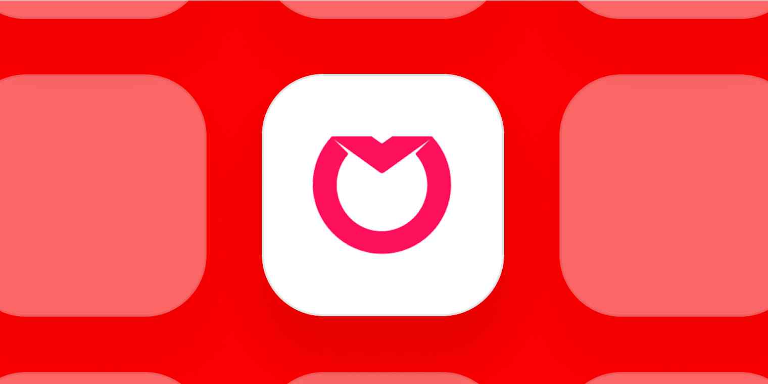 Hero image for app of the day with the Front logo on a red background