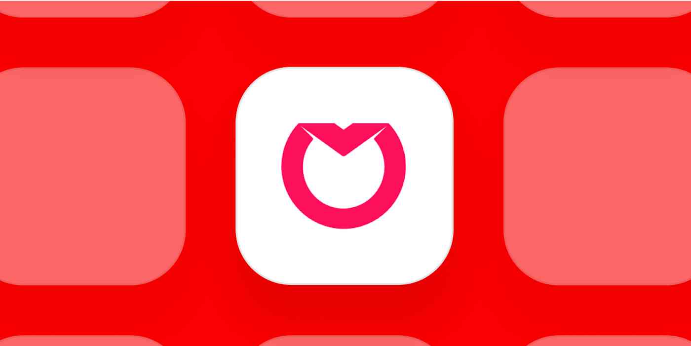 Hero image for app of the day with the Front logo on a red background