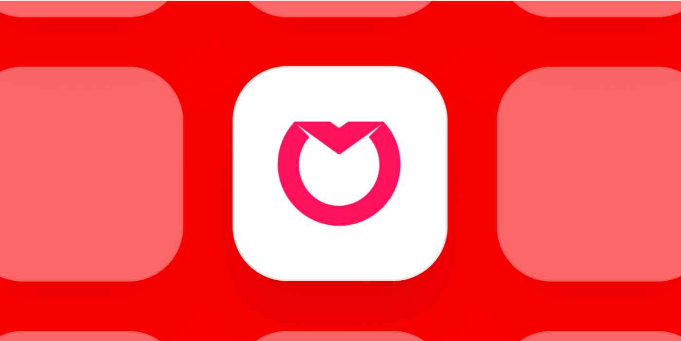 Hero image for app of the day with the Front logo on a red background
