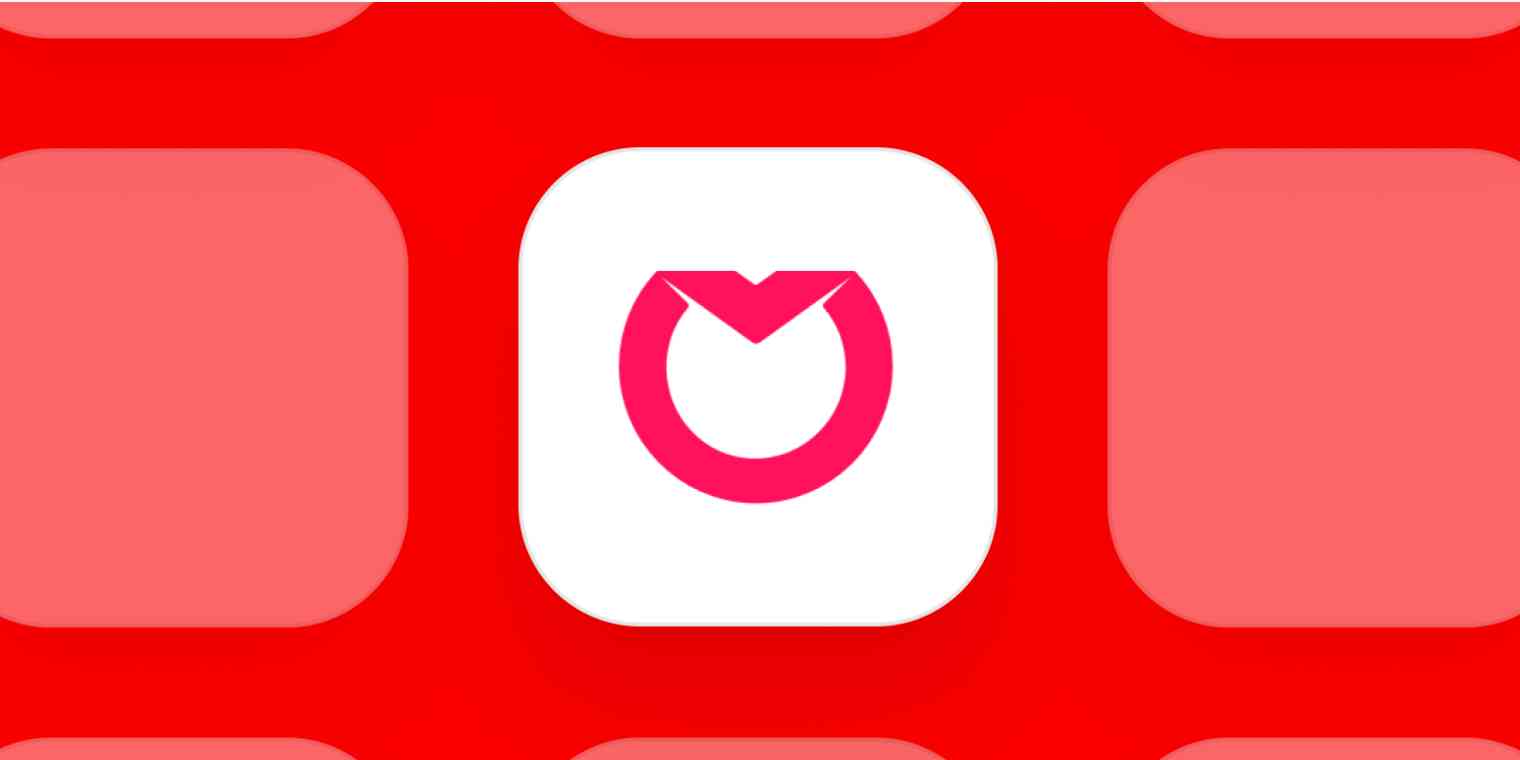 Hero image for app of the day with the Front logo on a red background