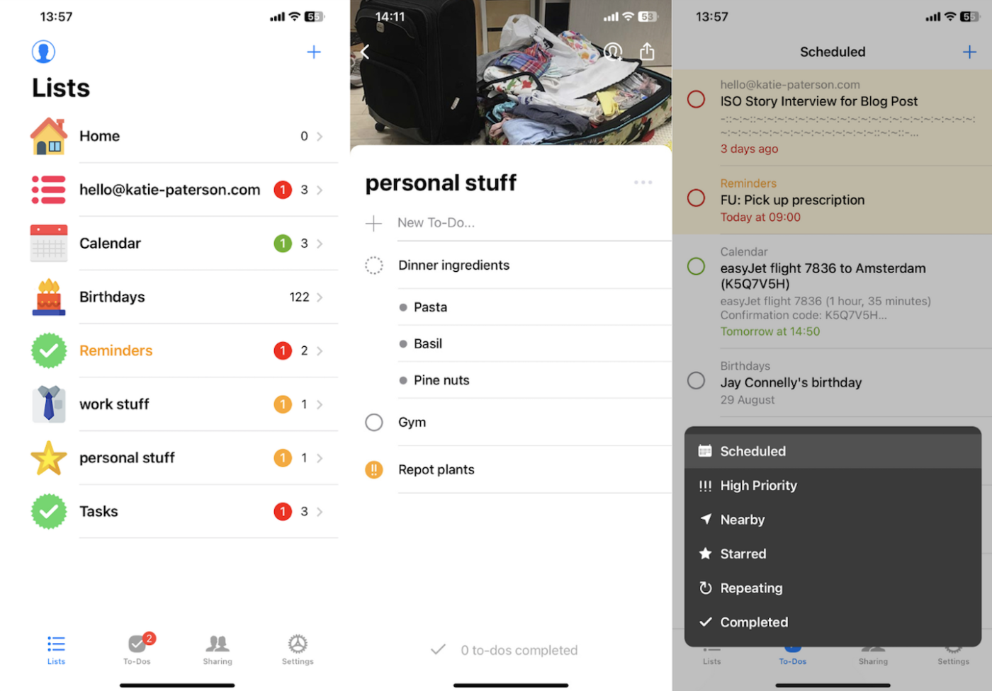 Pocket Lists, our pick for the best iPhone to-do list app for serial list-makers 