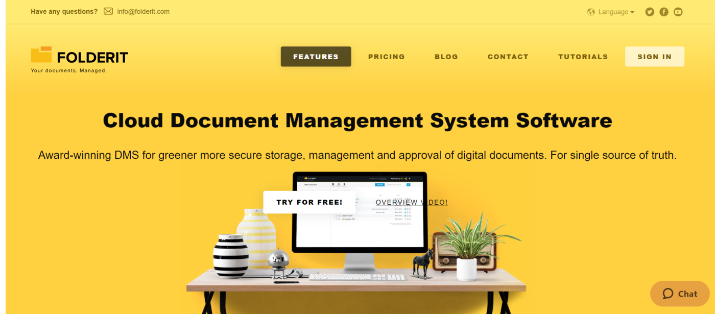 Folderit, easy-to-use document management software