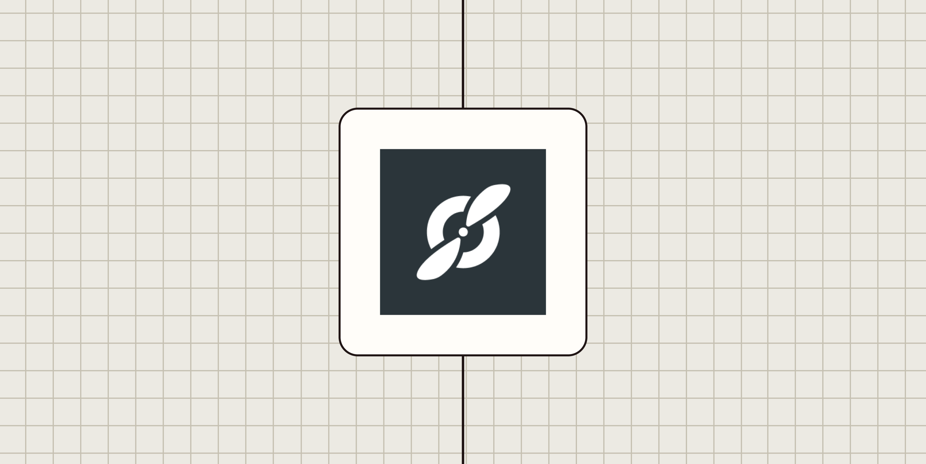 Fellow logo against a checkered-beige background.