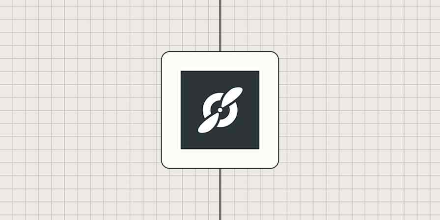 Fellow logo against a checkered-beige background.