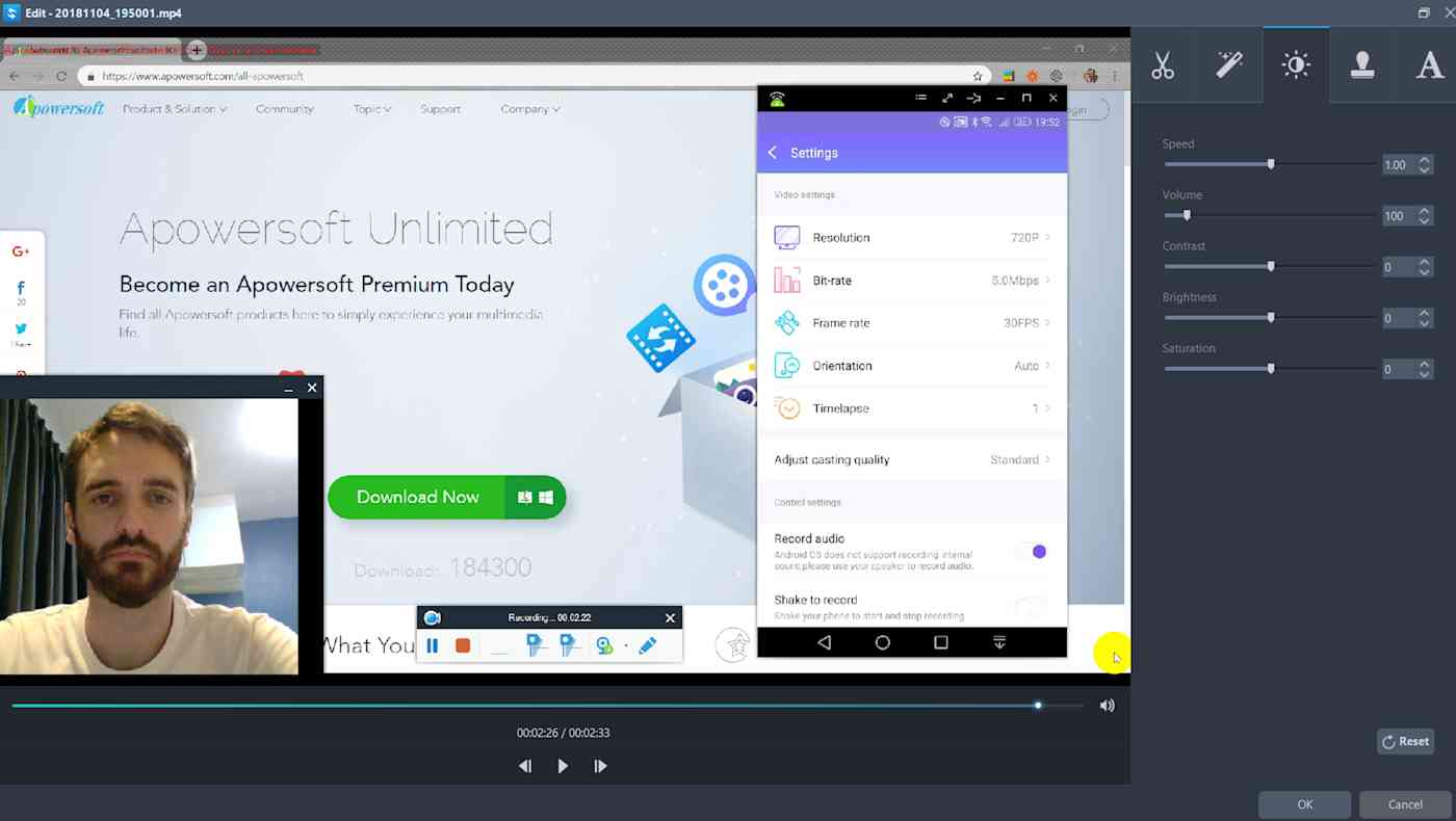 Apowersoft free online screen recorder review