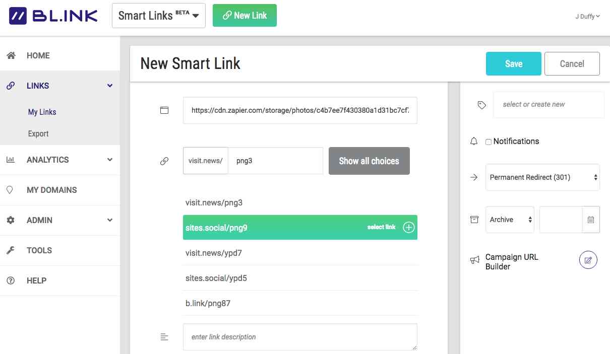 BL.INK URL shortener