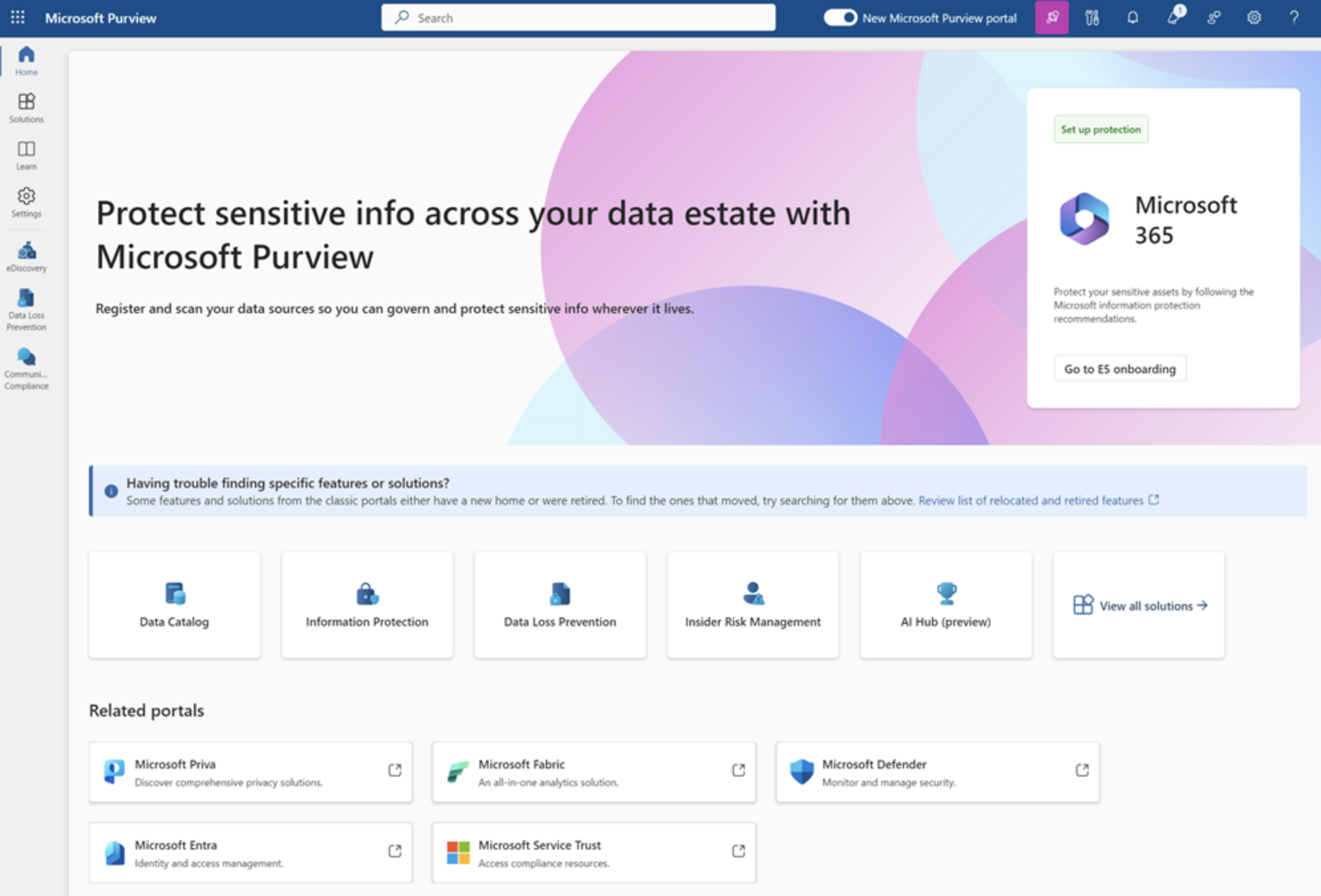 Microsoft Purview, our pick for the best AI governance tool for Microsoft users