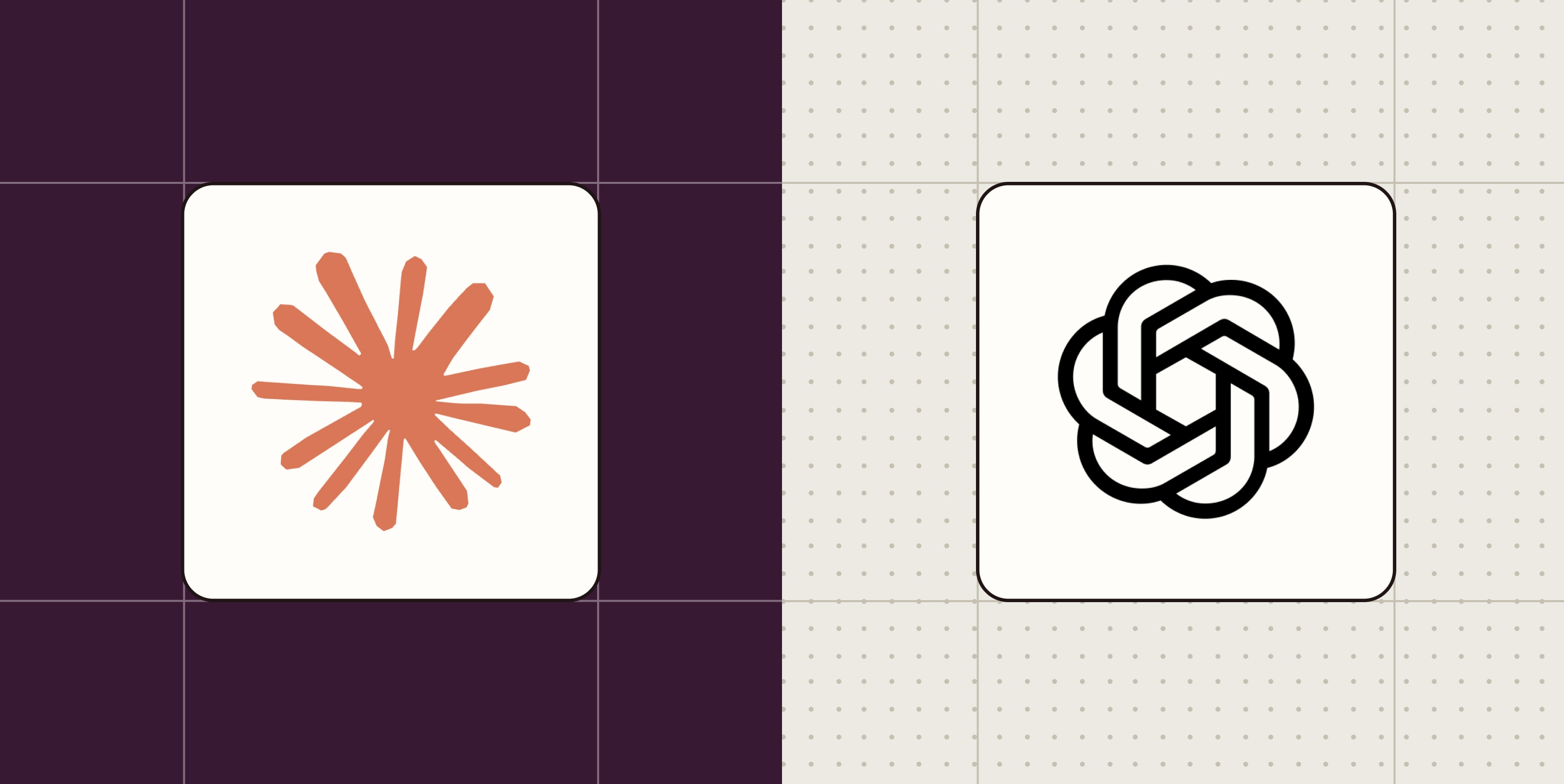 Hero image with the Claude and ChatGPT logos