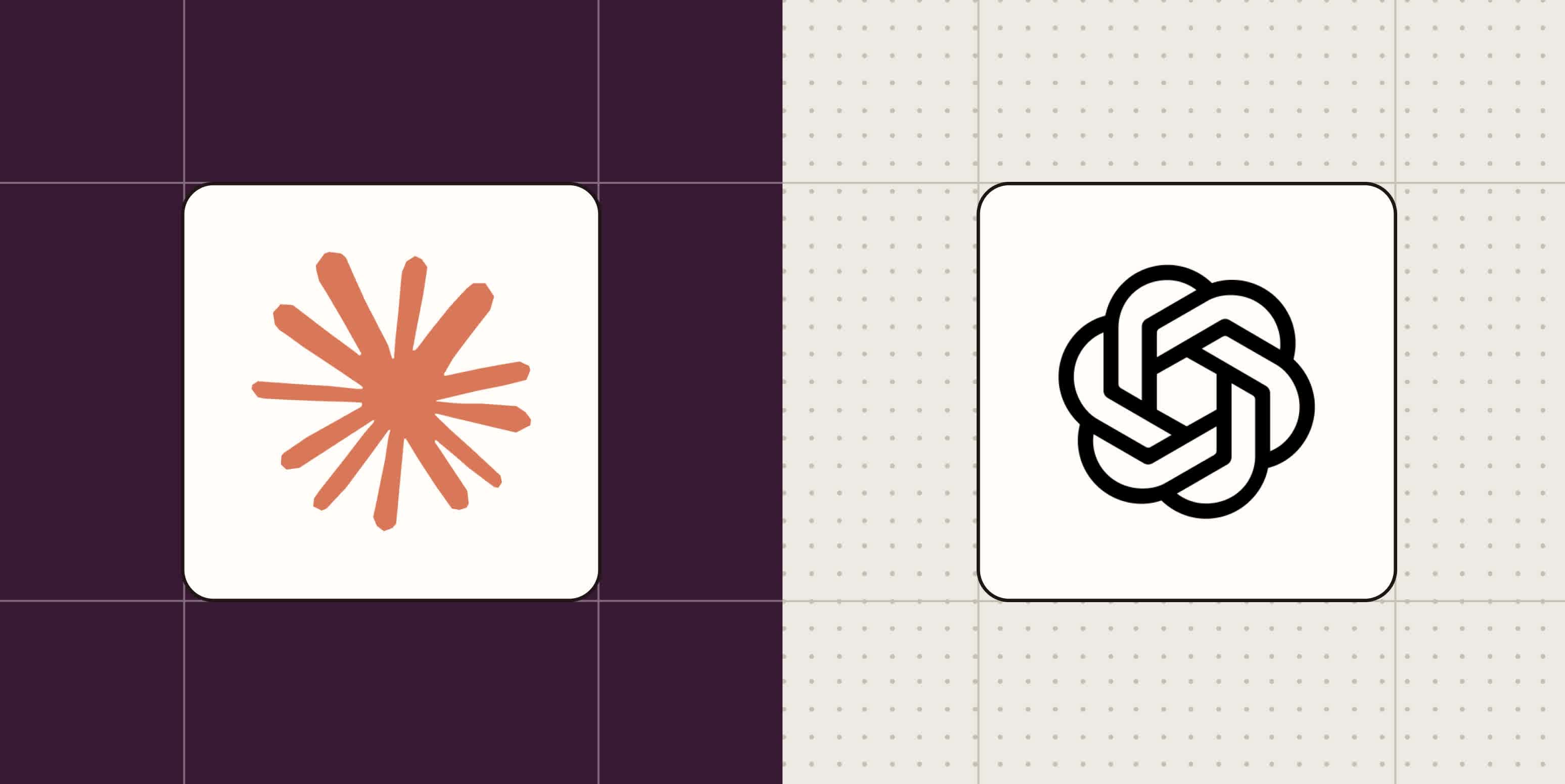 Hero image with the Claude and ChatGPT logos