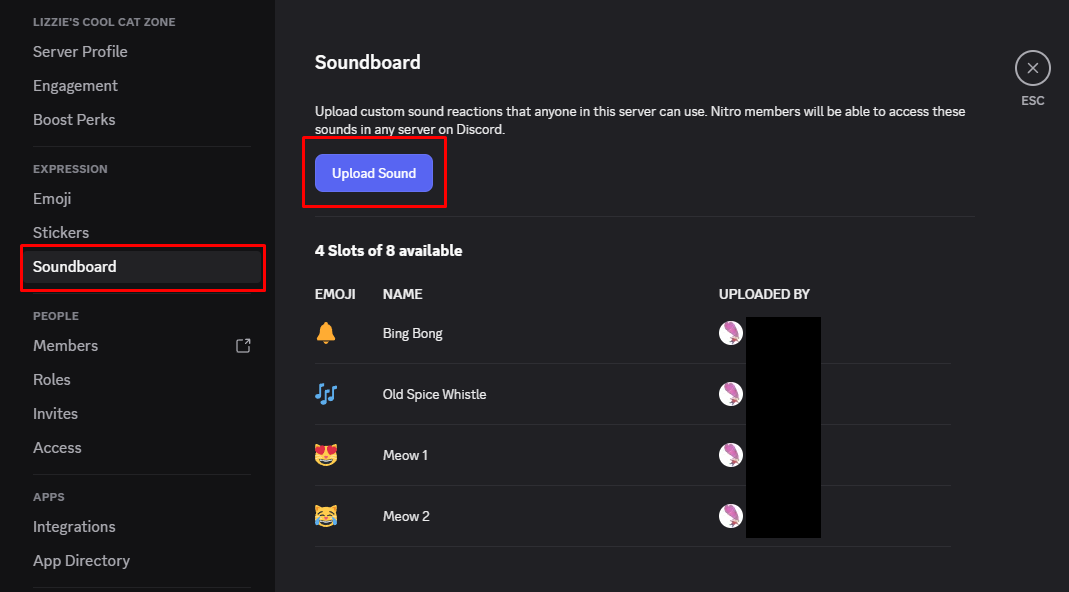 How to add a sound to a Discord soundboard. 