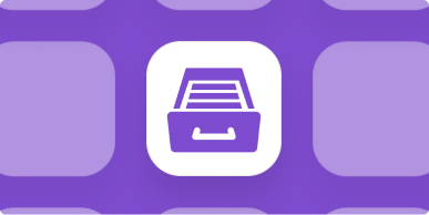 Plumsail Documents app logo on a purple background.