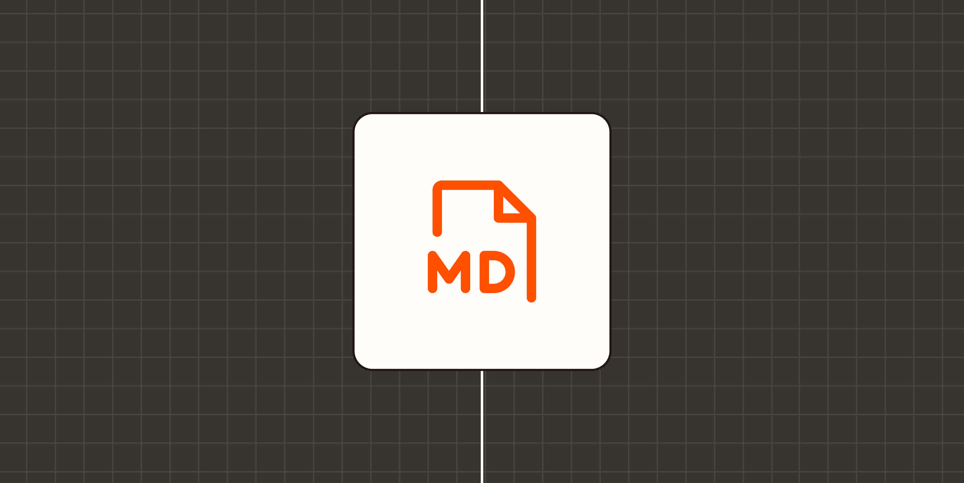 Hero image with an icon representing a Markdown file or agent skill