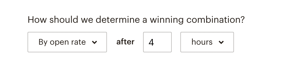 Deciding how long the test should run