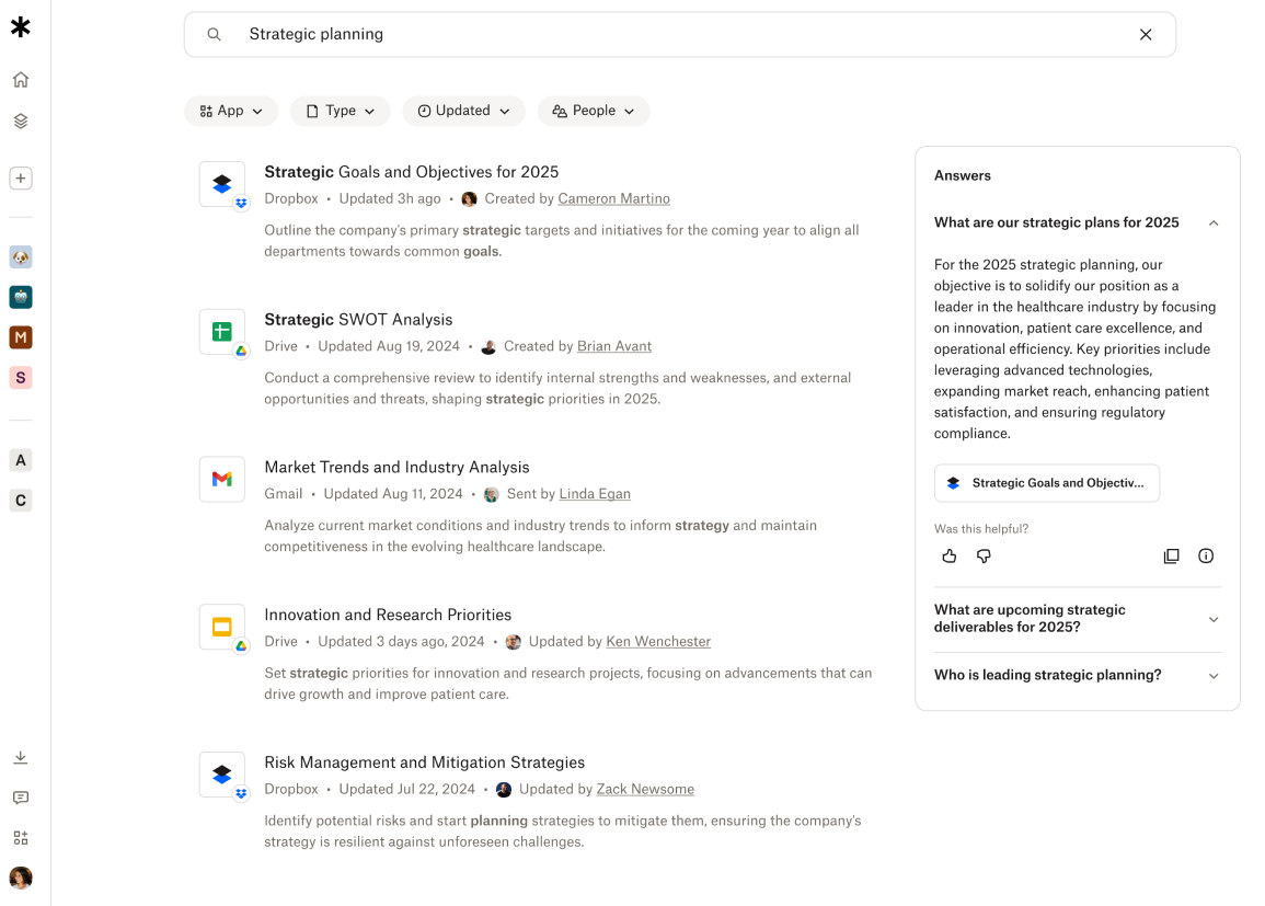 Using Dropbox Dash, the AI search assistant, in Dropbox