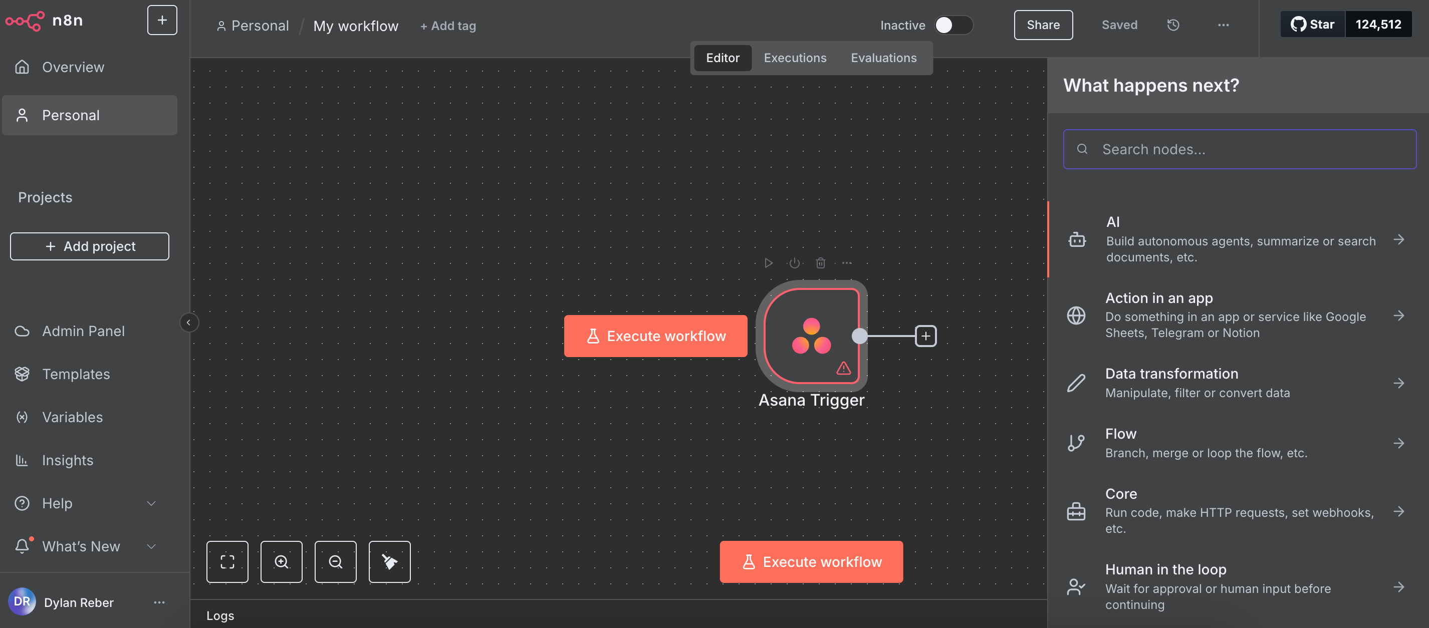 n8n, our pick for the best IFTTT alternative for self-hosting and custom code.