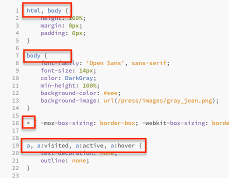 Bro CSS Selectors