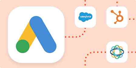 The Google Ads logo and the Zapier logo