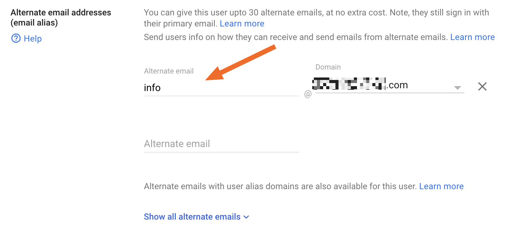 Example of how to add an email alias in Gmail.