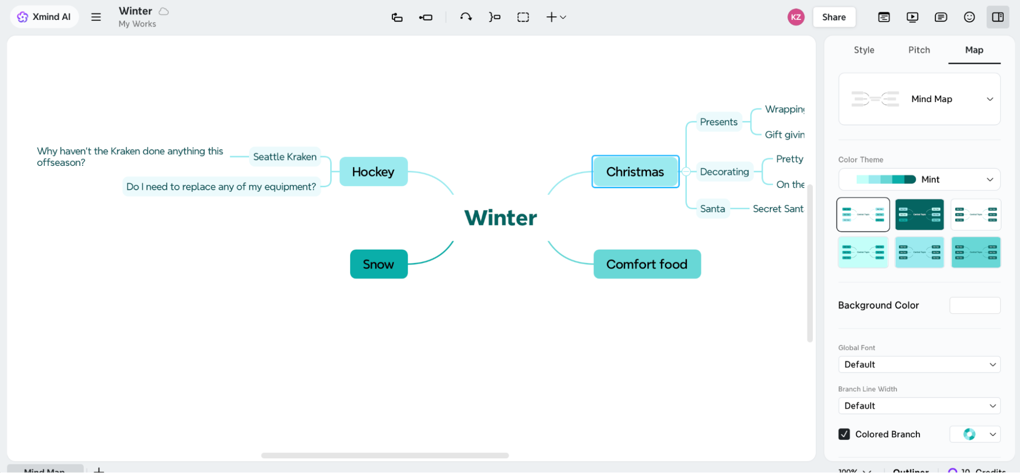 XMind, our pick for the best mind mapping software for access on any device