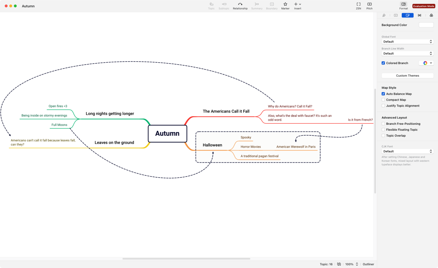 XMind, our pick for the best mind mapping software for personal brainstorming