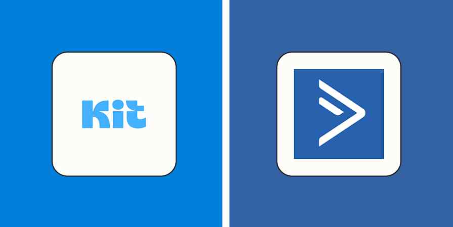 A hero image with the logos of ConvertKit and ActiveCampaign