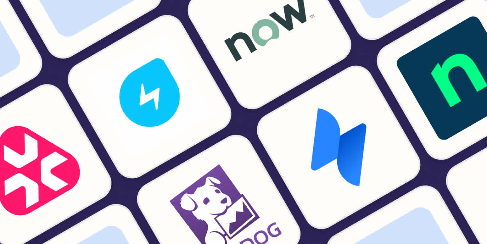 Hero image with the logos of the best IT management software