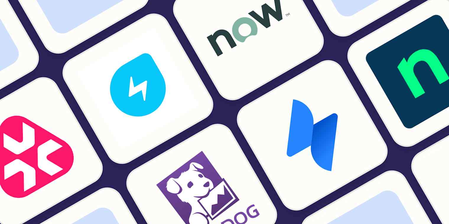 Hero image with the logos of the best IT management software