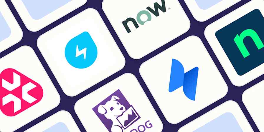 Hero image with the logos of the best IT management software