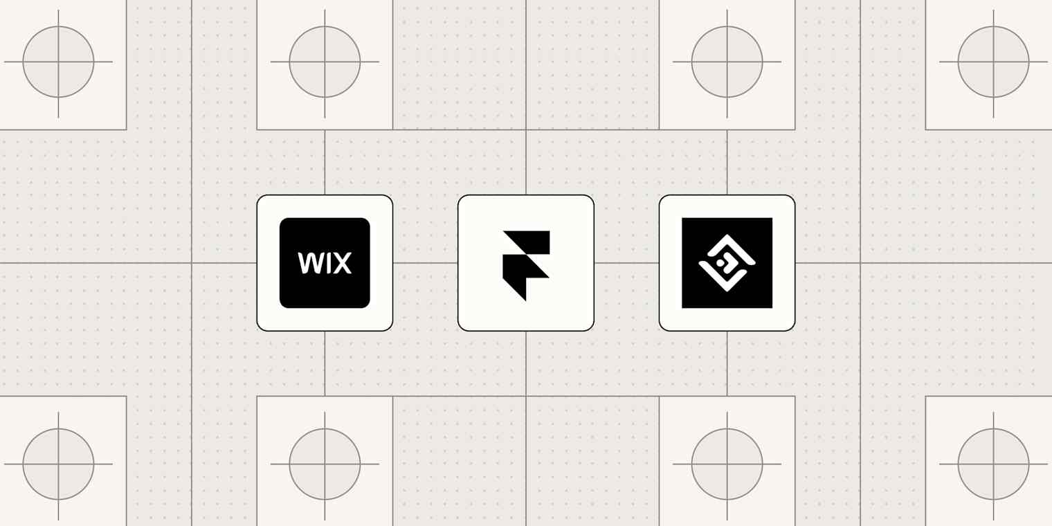 Hero-Bild mit den Logos der besten KI-Website-Baukästen