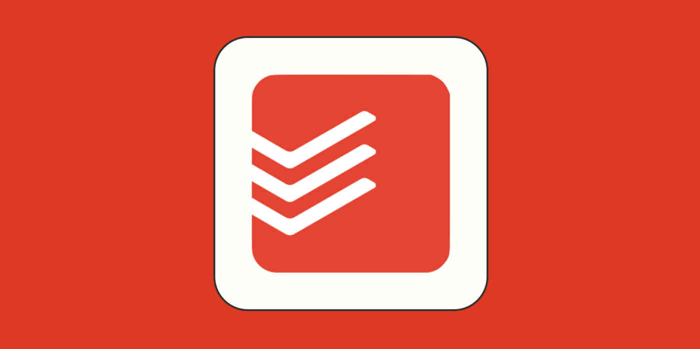 Hero image with the Todoist logo