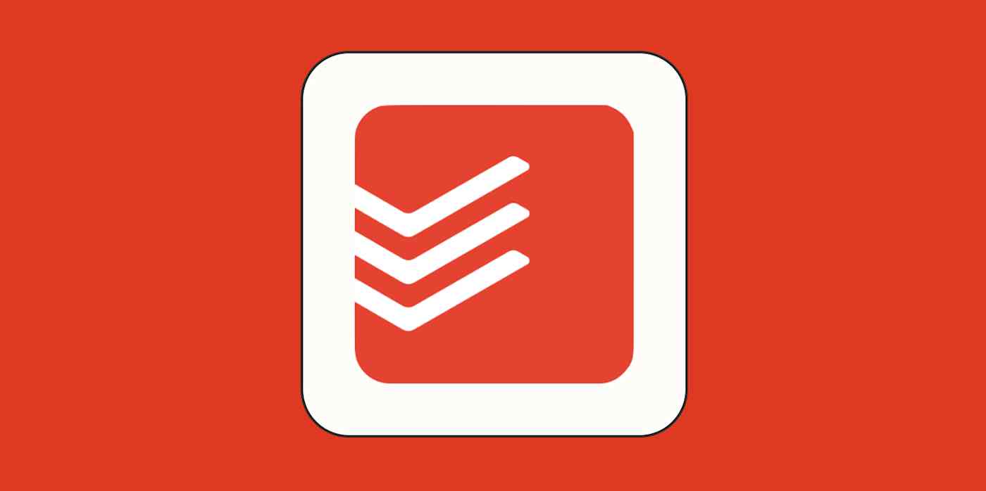 Hero image with the Todoist logo