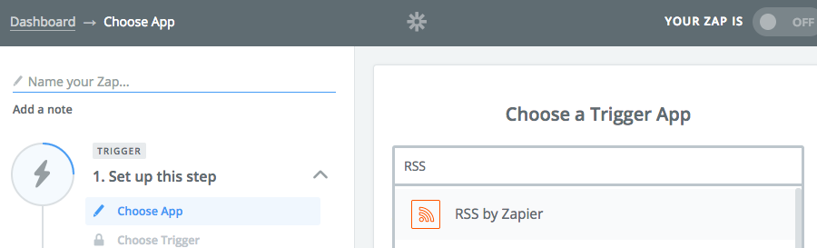 RSS by Zapier