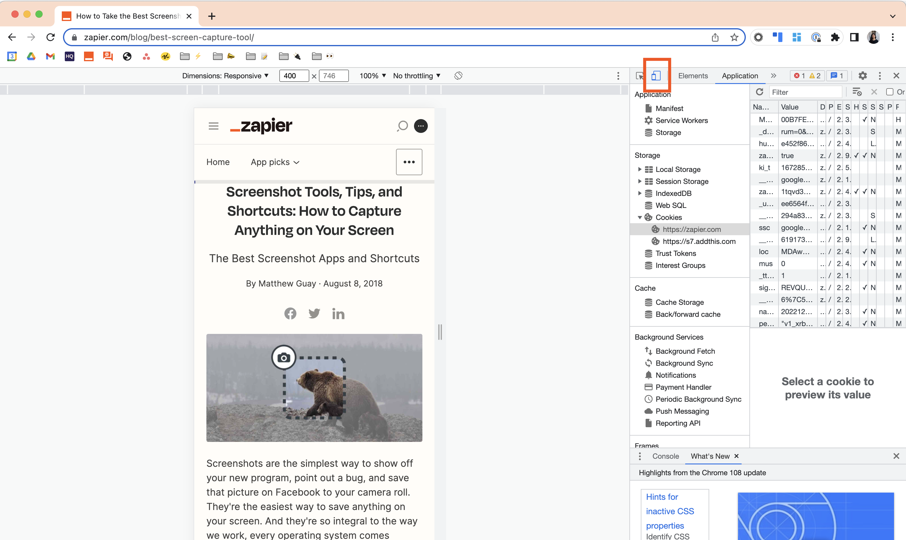 rørledning wafer følgeslutning How to take a full page screenshot with this hidden Chrome shortcut | Zapier