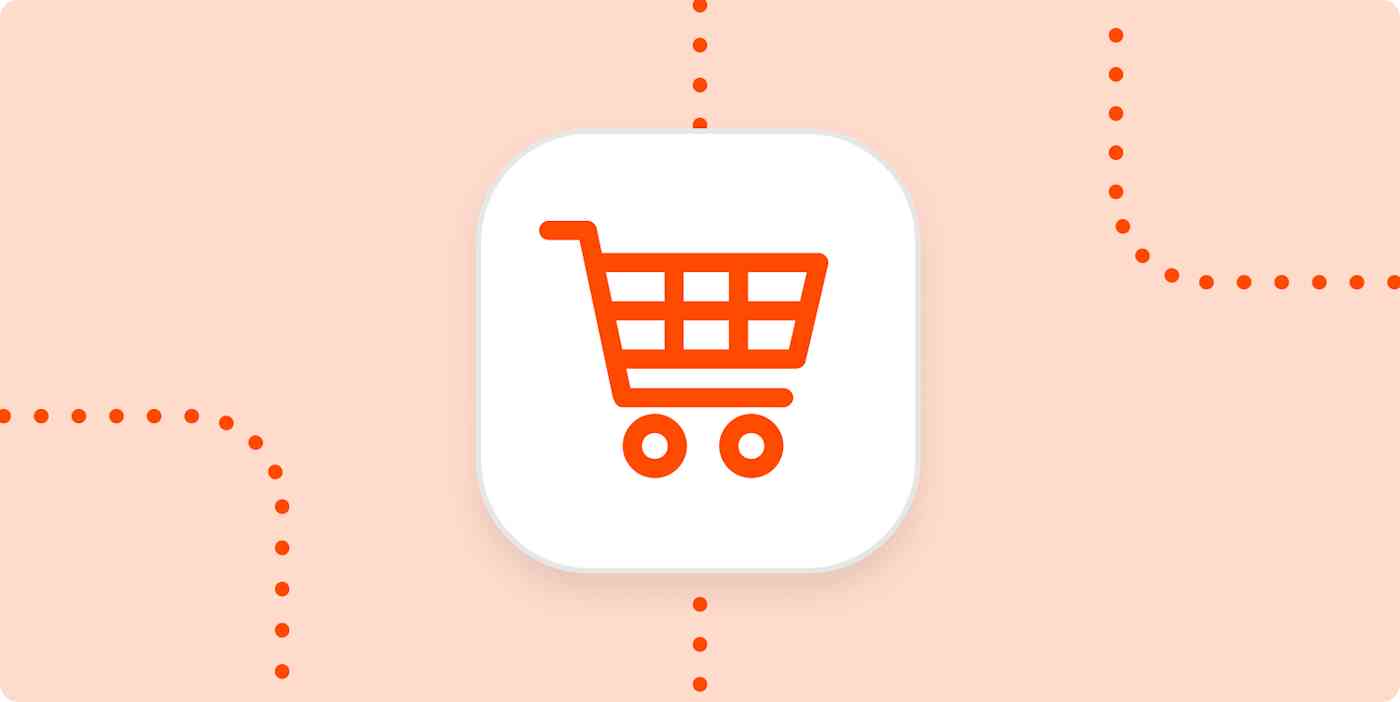 A hero image with an icon of a shopping cart, indicating eCommerce