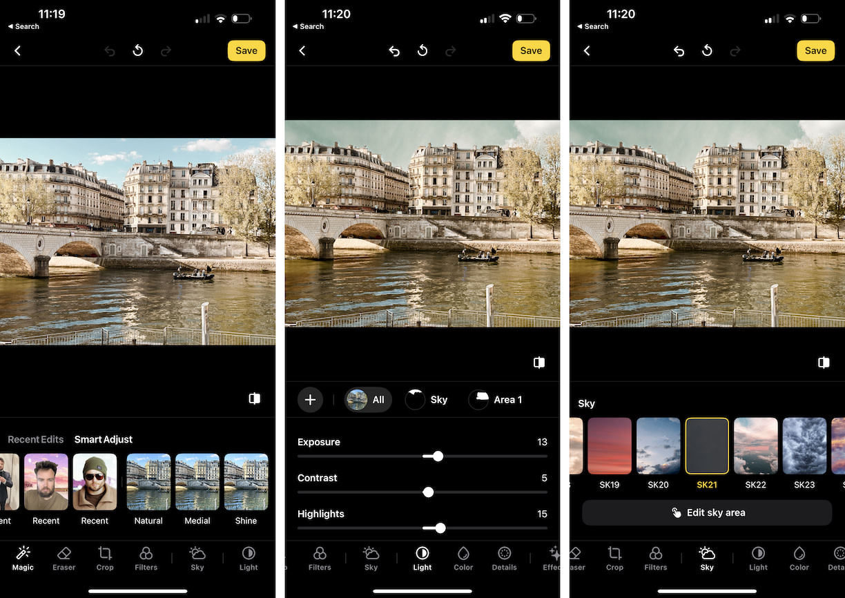 Lensa, our pick for the best AI-powered photo editing app for iPhone and Android