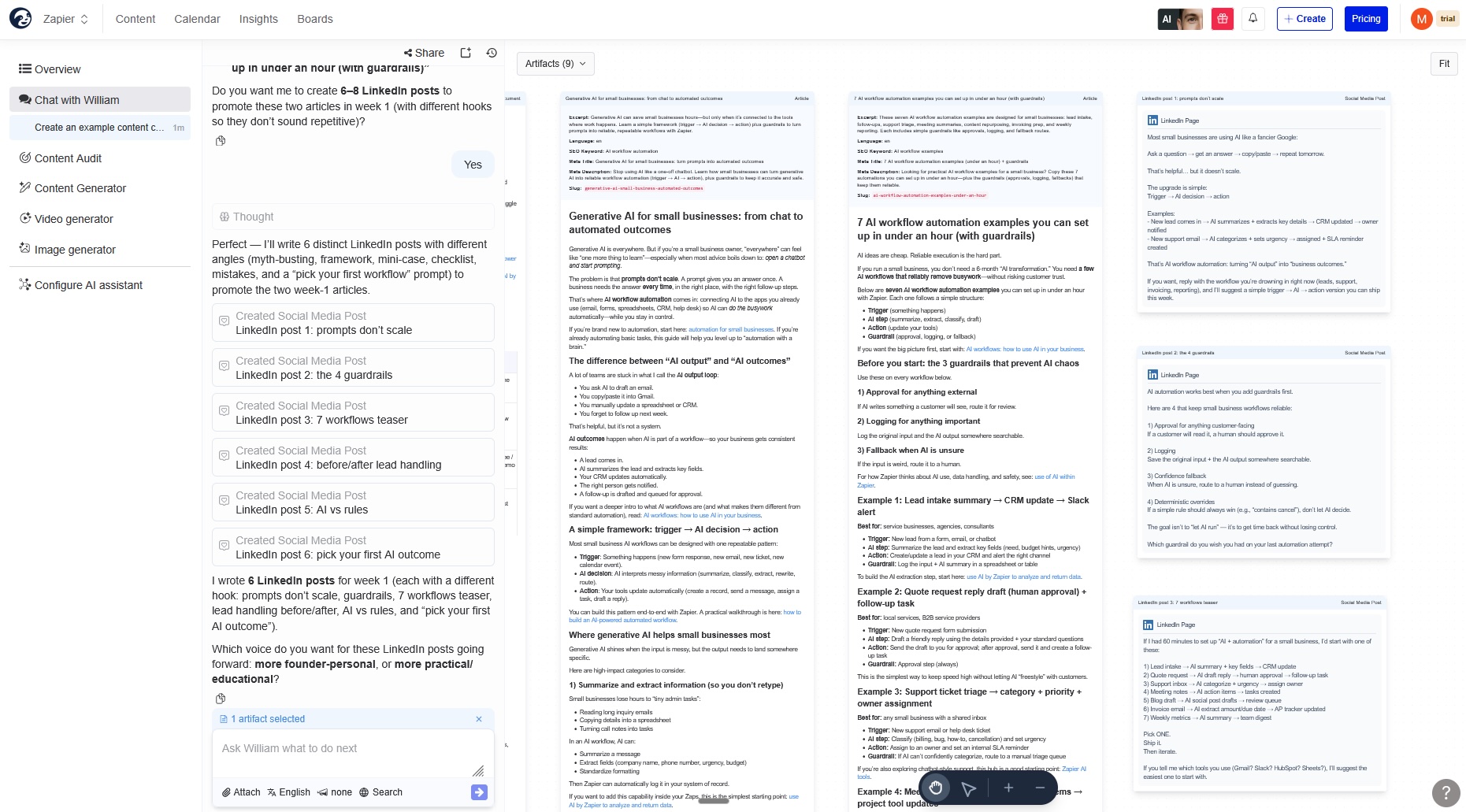 StoryChief, our pick for the best AI social media management software for planning and executing a multi-channel strategy