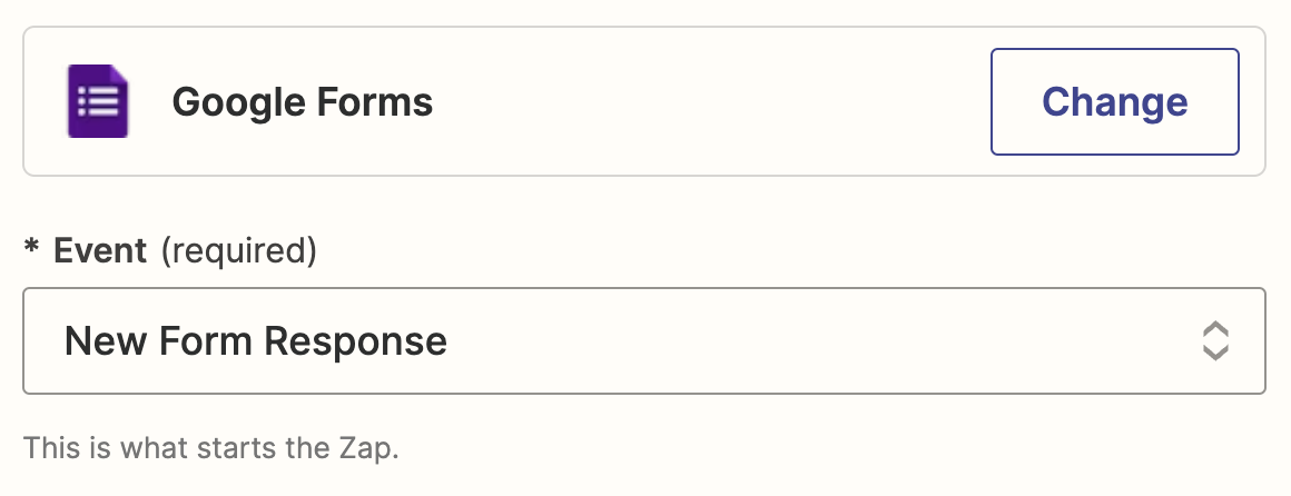 Google forms setup