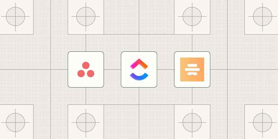 Hero image with the logos of the best AI project management tools