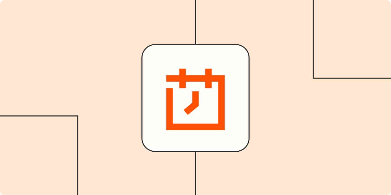 Hero image with the Schedule by Zapier logo