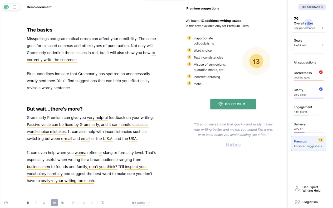 Grammarly, um aplicativo de produtividade AI para ortografia e gramática