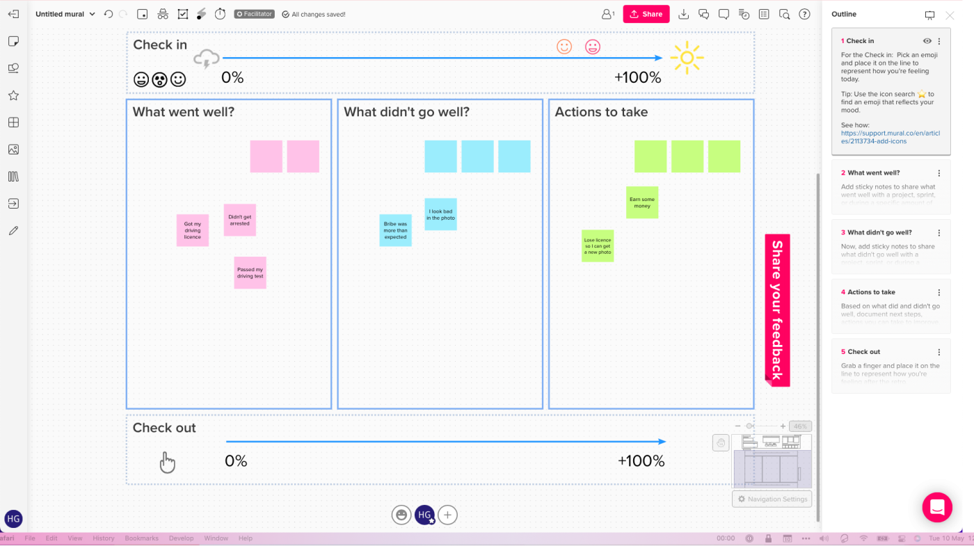 MURAL, our pick for the best online whiteboard for remote, multi-member team meetings