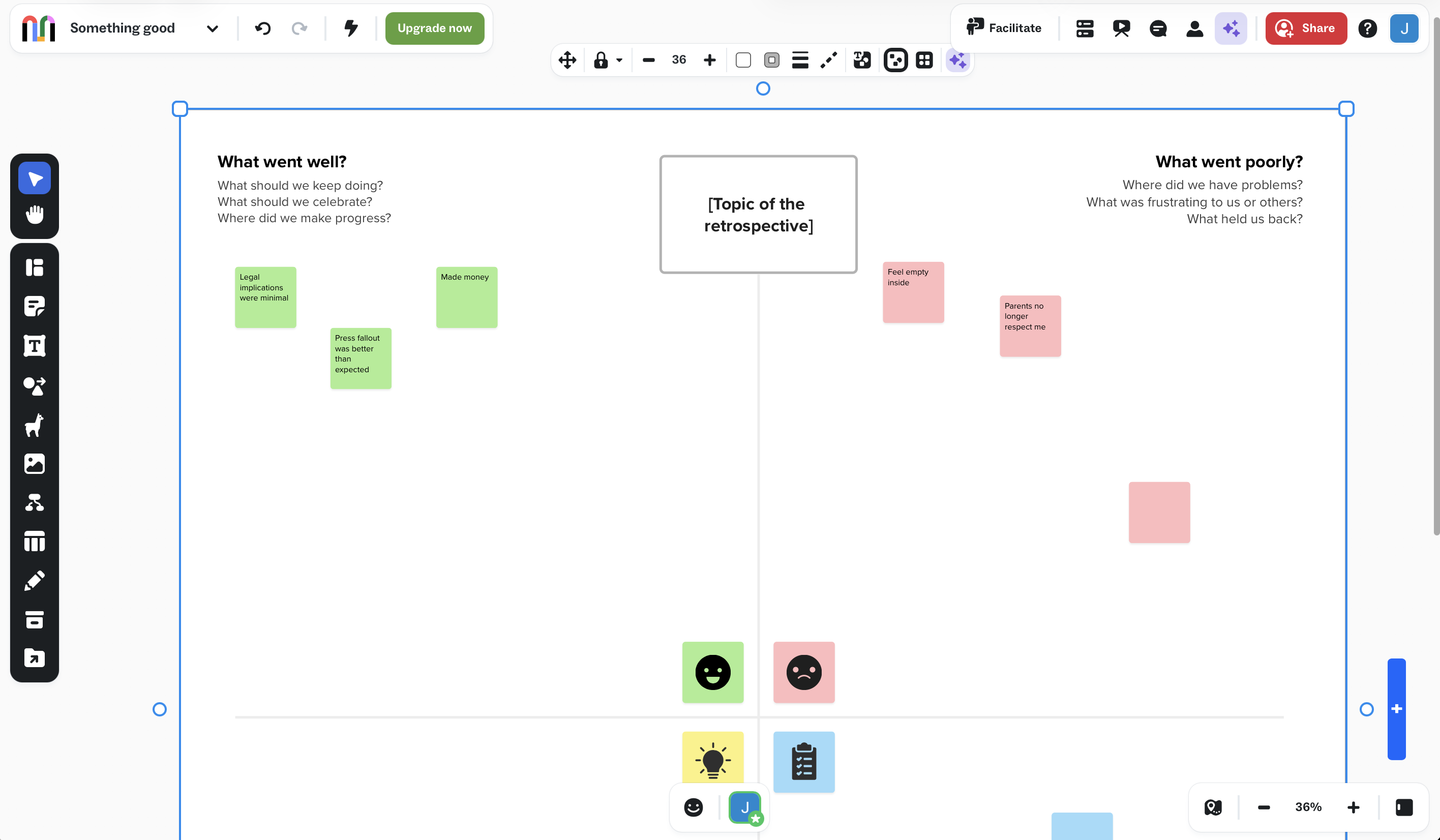 Mural, our pick for the best online whiteboard for remote, multi-member team meetings