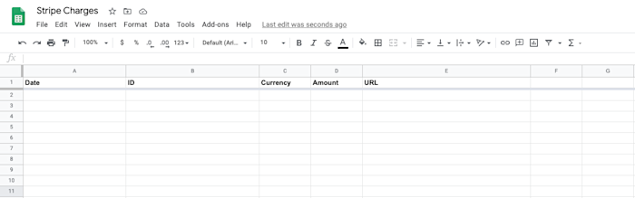 How To Add Stripe Sales As New Rows In Google Sheets Zapier