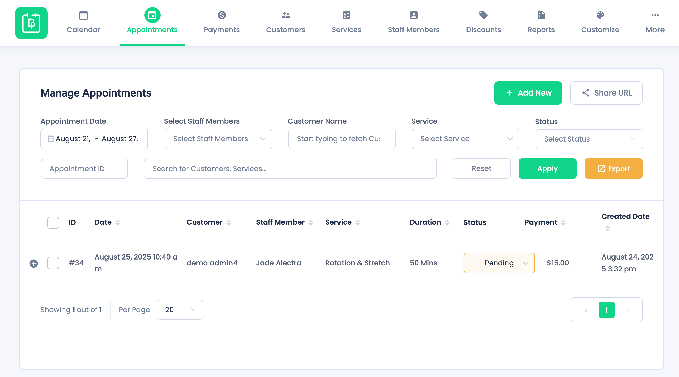 BookingPress, nuestra elección como el mejor plugin de reserva de citas de WordPress para paneles de control de personal y gerentes.